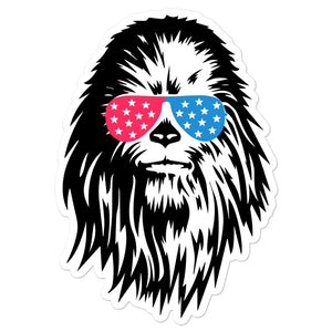 Red, White & Chew-ie Sticker